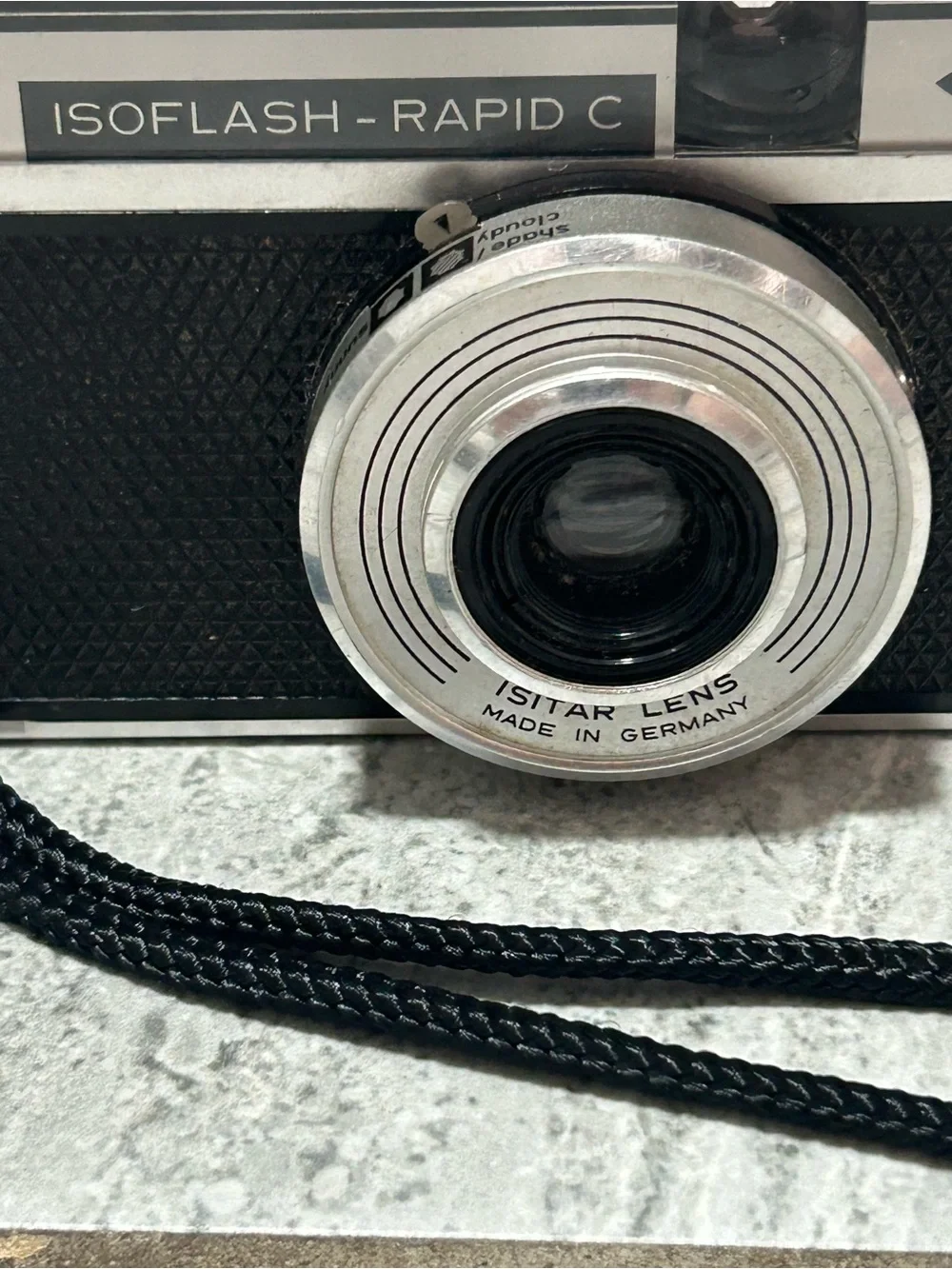 Vintage 1960s Agfa Isoflash Rapid C Camera Isitar Lens Germany Untested